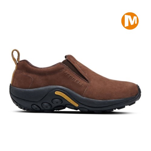 Merrell Jungle Moc Nubuck Freizeitschuhe Damen DunkelBraun [DE-UZXWT]